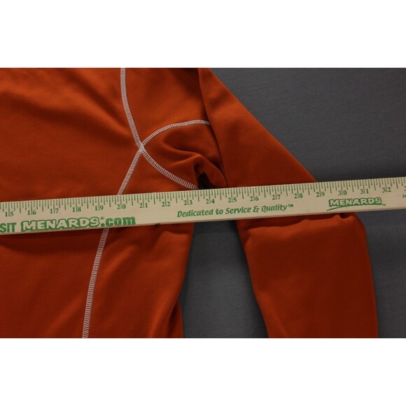 Nike Golf 1/4 Zip Sweatshirt Mens Therma Fit Pullover Orange Fleece Lined Logo L - Picture 5 of 11